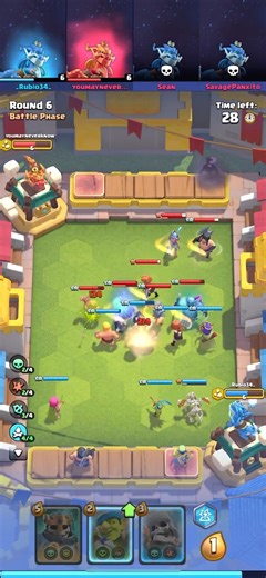 CLAN POWER MAXED! 🛡️ The 4/4 CLANS Synergy is the MOST VERSATILE Winner #mergetactics #clashroyale