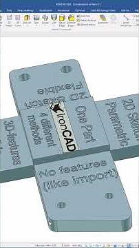 Flexible 3D design in #ironcad #3dcad #engineering