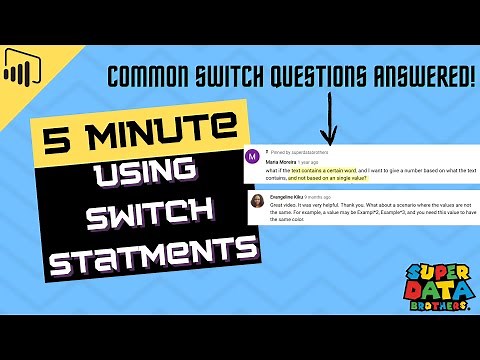 Power BI Switch Function | IF Statements made easy | 5 Minute DAX Tutorial
