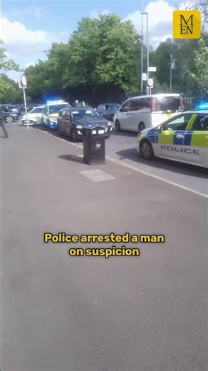 Police officer who was called to an incident was stabbed in Moss Side, cops swarm the area.