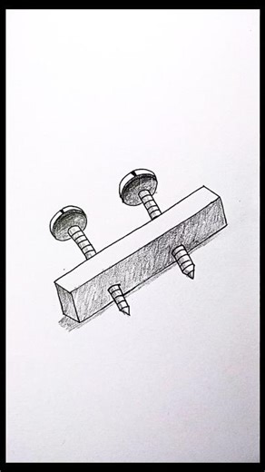 creative screw drawing 😃💯#shorts #easy ...
