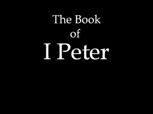 The Book of First Peter (KJV)