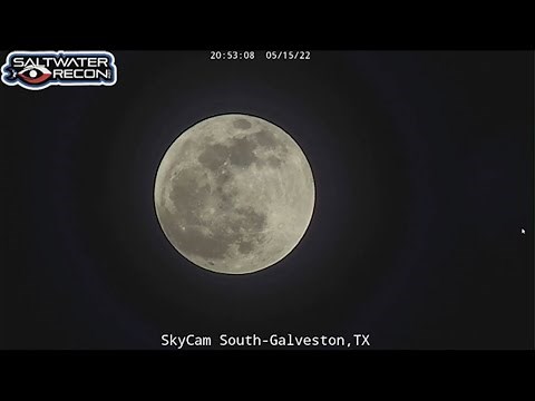 Look up! The lunar eclipse in Houston is happening | Video from our partners at Saltwater-Recon.com