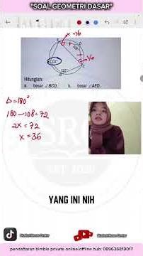 Geometri Dasar Teorema Lingkaran #shorts #shortvideo #pejuangptn #maths #snbt #mtk