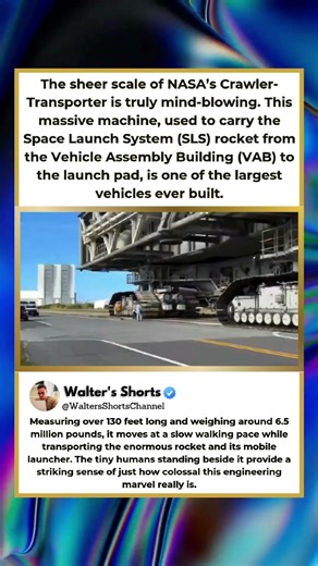 NASA’s Giant Crawler-Transporter – Humans for Scale