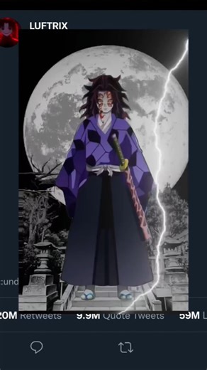 Upper Rank One (Upper Moon One) of the Twelve Kizukifrom Demon Slayer: Kimetsu no Yaiba.