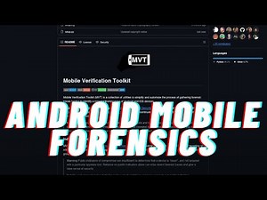 Android Mobile Forensics - MVT Mobile Verification Tool
