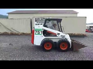 2000 Bobcat 751 G Series Rubber Tire Skid Steer Loader For Sale Kubota Diesel