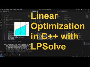 How to solve a linear optimization problem using LPSolve in C++