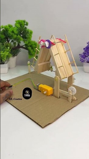 : DIY Mini Working Drawbridge | Popsicle Stick Engineering Project#youtubegood#underwater#motero#diy