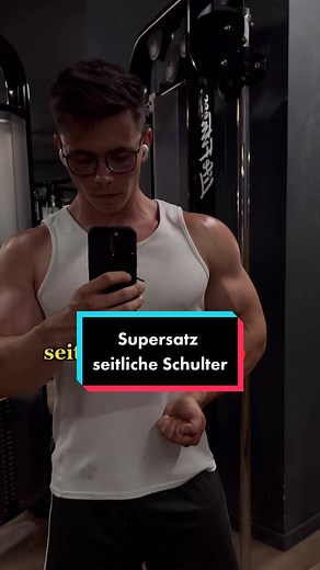 Pump in der seitlichen Schulter danach garantiert🙂🙌🏻 #fitness #gymtok #muskelaufbau #muskeln #fy