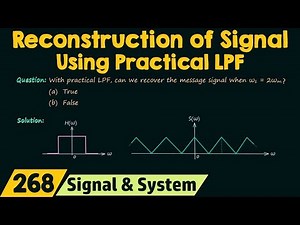 Reconstruction of a Signal Using Practical LPF Video Lecture | Crash Course for GATE ECE (English) - Electronics and Communication Engineering (ECE)