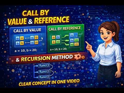 Call by Value vs Reference | Recursion Explained Simply