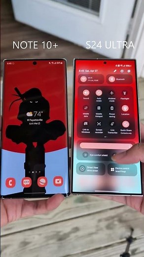 Note 10 Plus VS S24 Ultra - Display Design/Max Brightness Test! Curve VS Flat🤯
