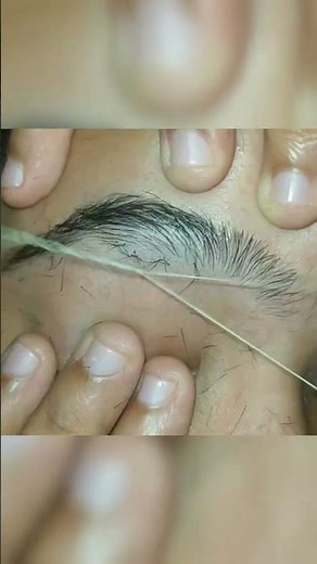 Right eyebrow threading practice step by step for beginners।।The Beauty Channel