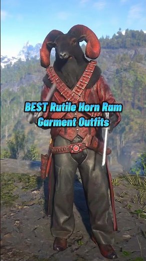 Best Rutile Horn Ram Garment Outfits 🤠🐏 #outfits #rdr2 #rdo #reddeadredemption