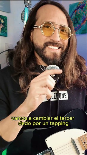 What are the mechanics of tapping on the guitar? #shorts