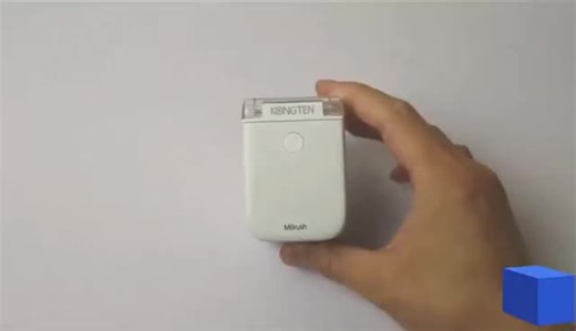 Mbrush Portable Mini Inkjet Printer Wireless Connection Logo Tattoo Mini Machine for Multi-purpose Printing Gift Cards Provided