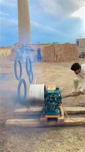 step by step 4 tyre desel engine starting 😱