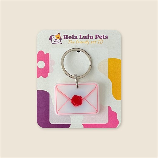Signed With Love Dog Tag, Smart QR Code Pet ID, Unique Dog Accessory - Etsy