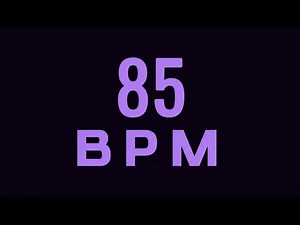 85 BPM Metronome for Drums, Guitar & Percussion | Ultra Clear