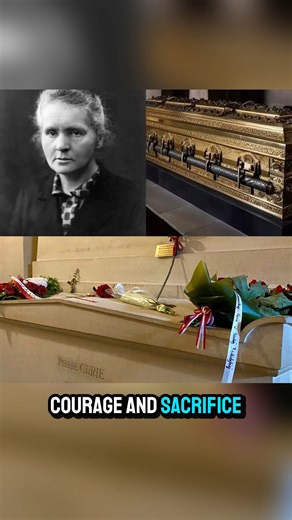 She changed science forever — and even in death, her legacy still glows. Marie Curie, the only person ever awarded Nobel Prizes in both Physics and Chemistry, rests alongside her husband and scientific partner, Pierre Curie, in the Panthéon in Paris — France’s highest honor for national heroes. But her tomb is unlike any other. Lined with 2.5 millimeters of lead, it shields visitors from radiation — a powerful reminder that Marie’s body remains radioactive after decades, a consequence of her gro