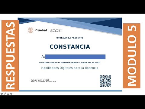 Modulo 5 habilidades digitales para la docencia RESPUESTAS
