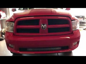 Painting Chrome Grille Ram 1500