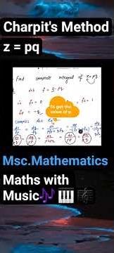 Charpit's Method | Partial Differential equations of first order #mscmaths #mathematics #shorts