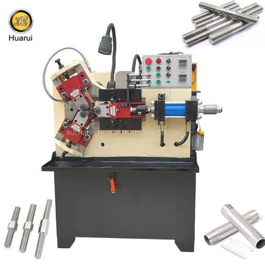 Hydraulic 3 Axis Pipe Threading Machine Screw Thread Rolling Machine High Precision Stud Anchor Threading Industry Machinery