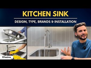 Kitchen Sink : Best Kitchen Sink design I Quartz Sink I Waterfall Sink in India #interiordesign