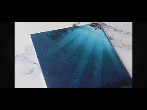 Easy way to paint a beautiful forest Scenery/ Acrylic painting ideas for beginners step by step