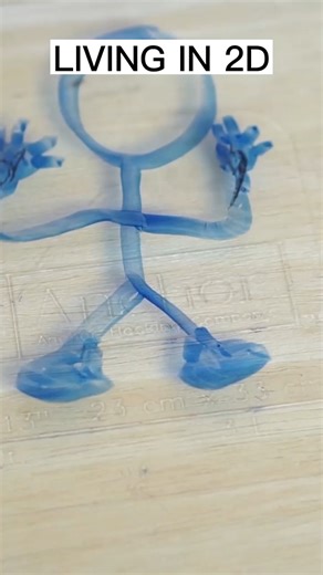 118K views · 830 reactions | Is it possible to live in 2D? #reels #cartoon #science #theactionlab #experiment #viral | The Action Lab | Facebook