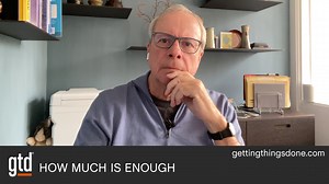1.4K views · 20 reactions | How Much is Enough? - David Allen talks about how much planning and organizing is enough. As much as needed to get it off your mind. But beyond that, David explores whether most people could use more planning and organizing, or less. | Getting Things Done | Facebook
