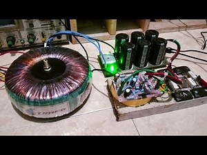 Testing the CT 90 Self-Wiring Toroid Transformer to Power Amplifier