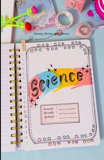 Science Book Cover Page Ideas - Creative Designs for Students