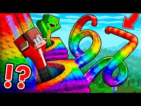 JJ and Mikey Opened an EXTREME Water Park in Minecraft ! - Maizen