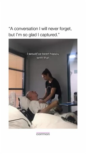 This emotional conversation between a father and daughter before he was sadly taken by cancer is so powerful 🥺❤️ Tell those close to you that you love them. 🎥 Credit: @rachelmichelleonline | Common Daily