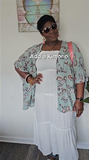 Too revealing? Add a kimono & step into confidence 💃🏽✨