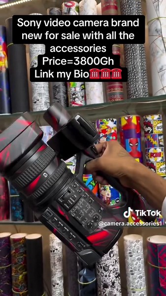 Brand New Sony Video Camera with Accessories for Sale