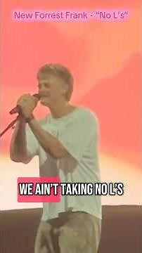 Forrest Frank - No L’s (New Song) debuted on the Child of God Part II tour!! #forrestfrank #nols
