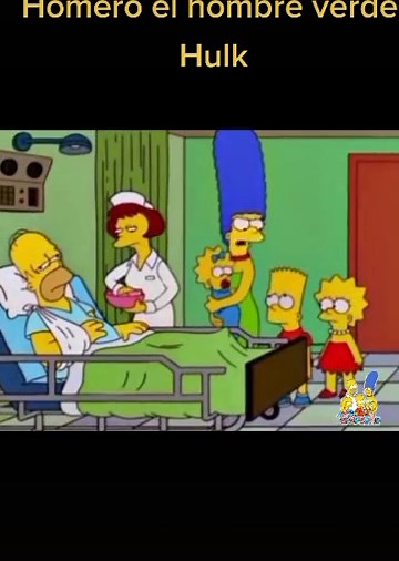 Homero el hombre verde Hulk - Transformación Increíble