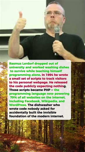 A Dropout Dishwasher Invented Technology That Runs Every Modern Website.