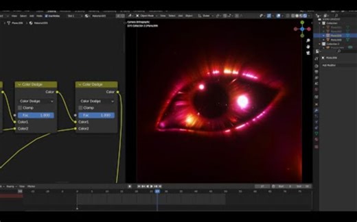 Blender Galaxy 眼部着色器！