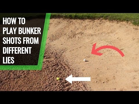HOW TO PLAY BUNKER SHOTS FROM COMPACT AND WET LIES