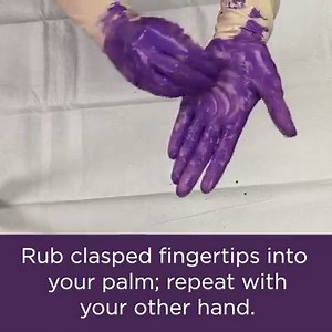 7.3K views · 57 reactions | How's your handwashing technique? A Spartanburg Regional infection preventionist slathers on purple paint to show how it's done. www.spartanburgregional.com/coronavirus | Spartanburg Regional | Facebook