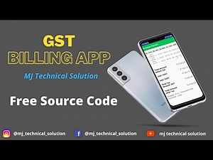 Full Project || GST Billing App in android Studio Using Java (With Source Code)