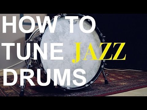 How to tune Jazz drums - Bass Drum