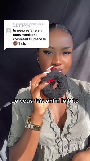 Tuto coiffure : chignon crépus simple et chic