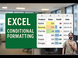 Excel Conditional Formatting Made Easy | Highlight Cells, Rows & Columns with Real Examples